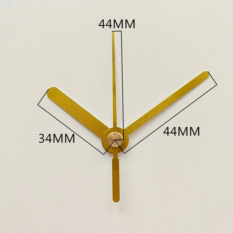 Silent Mute DIY Wall Clock Movement with Hands – Quartz Mechanism Repair Kit
