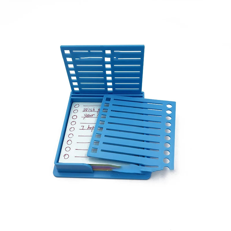 Sticky Note Dispenser Organizer with Template | HELTC