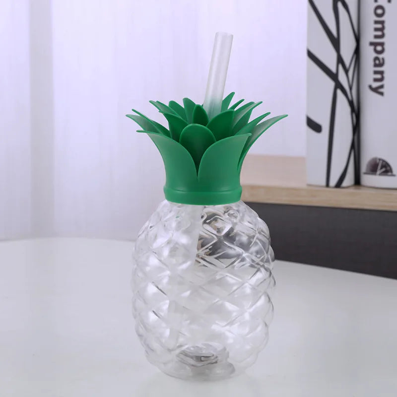 6/15 Free BPA Pineapple Cups with Straw Plastic Cups Tumbler for Hawaiian Party Cups Luau Tiki and Beach Party Carton Package Peaceful Pleasures Health and Wellness 6PCS 1