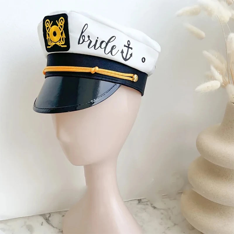 Nauti Bride Captain Hat & Sash – Nautical Bachelorette Party