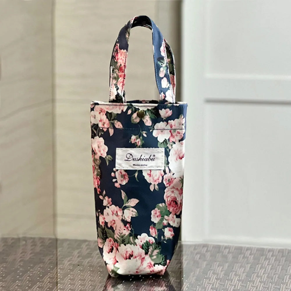 Cute Insulated Water Bottle Carrier Pouch | Cup Sleeve Bag
