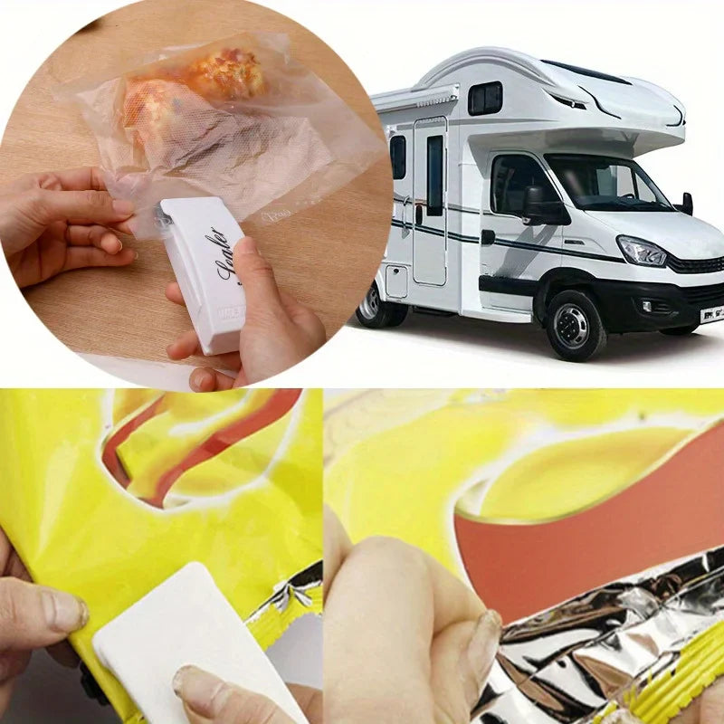 Mini Hand Pressure Bag Sealer for Food & Plastic Bags