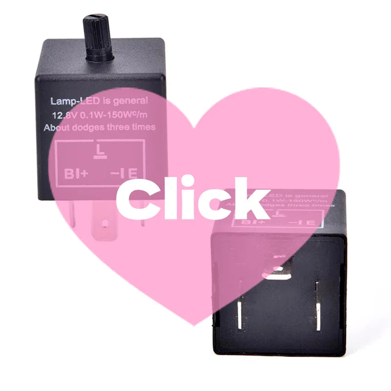 12V 3-Pin LED Adjustable Flasher Relay CF13 – Turn Signal Fix