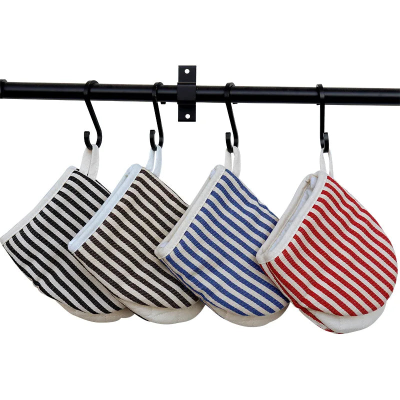 Japanese Duck Mouth Striped Oven Mitt | Heat Resistant Kitchen Glove