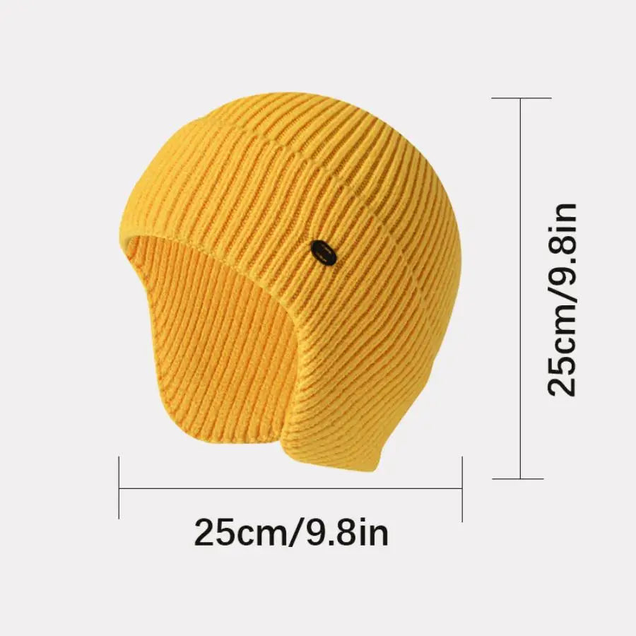 Winter Knitted Beanie Hat – Unisex Ski & Outdoor Thermal Cap