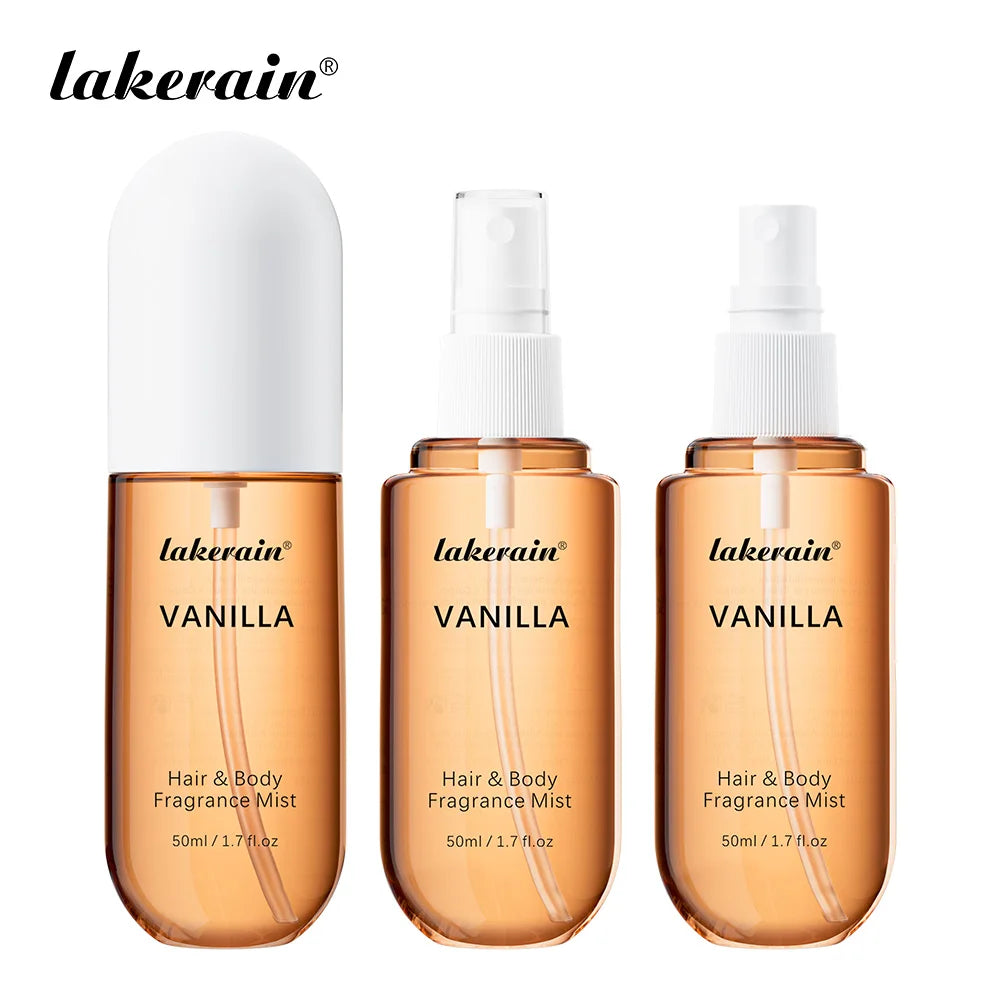 Vanilla Rose Hair & Body Fragrance Mist – 2 Pcs Travel Size