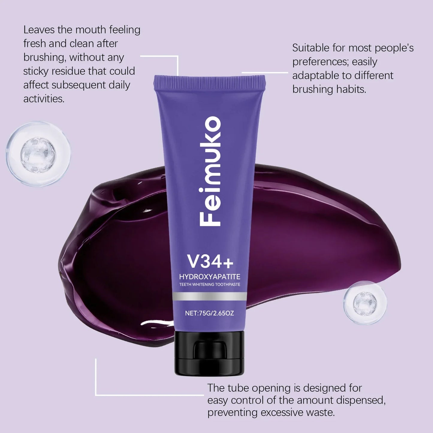 Gentle Deep Cleansing Toothpaste – Fresh Breath Daily Care 75g