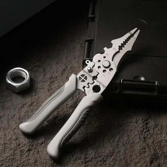 Multi-Function Electrician's Wire Stripper, Universal Wire Stripping Pliers, Industrial Wire Cutting Pliers Peaceful Pleasures Health and Wellness