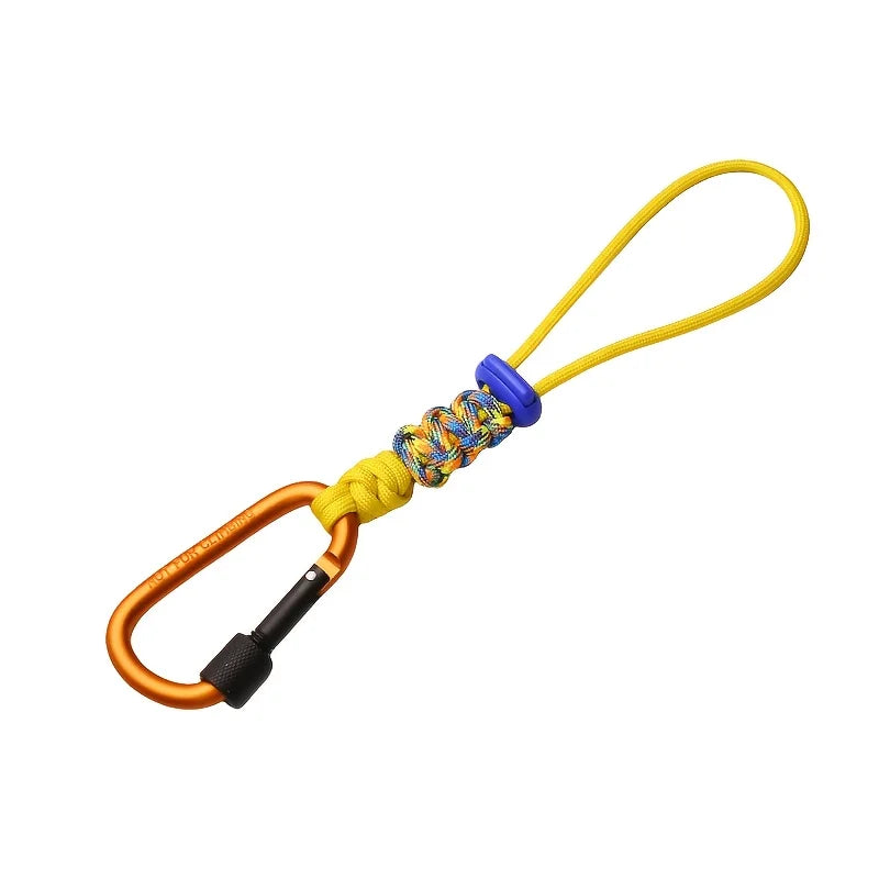 Paracord Water Bottle Holder Carabiner Clip | Hiking & Camping