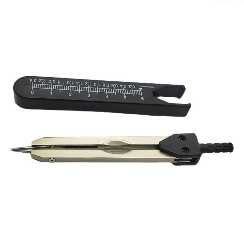 Precise Measuring ECG Sub Gauge Compact Designs Convenience ECG Calipers Metal Professional Measuring Tool Graduated Compass Peaceful Pleasures Health and Wellness