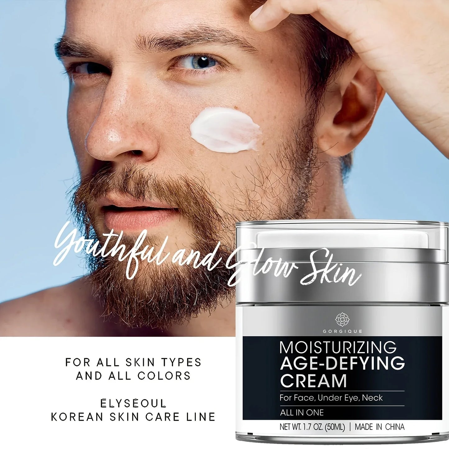 Men's Anti-Aging Face Cream – Retinol, Collagen & Hyaluronic Acid