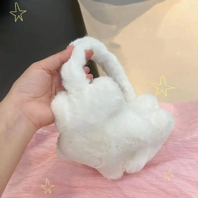 Star Plush Earmuffs – Fluffy Windproof Winter Ear Warmers