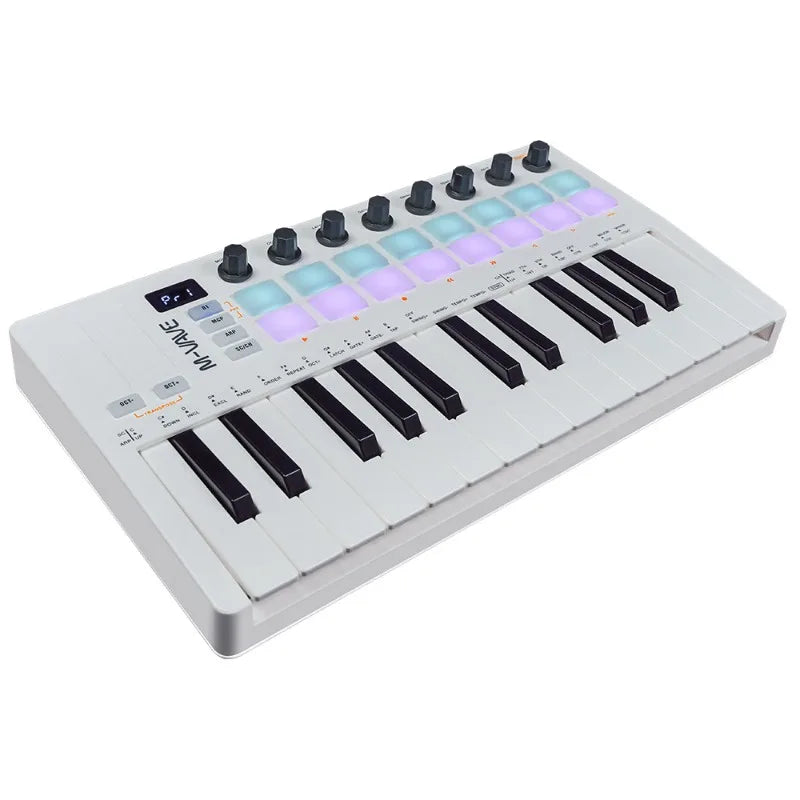 M-VAVE SMK- 25 Key MIDI Keyboard Controller 16 RGB Drum Pads