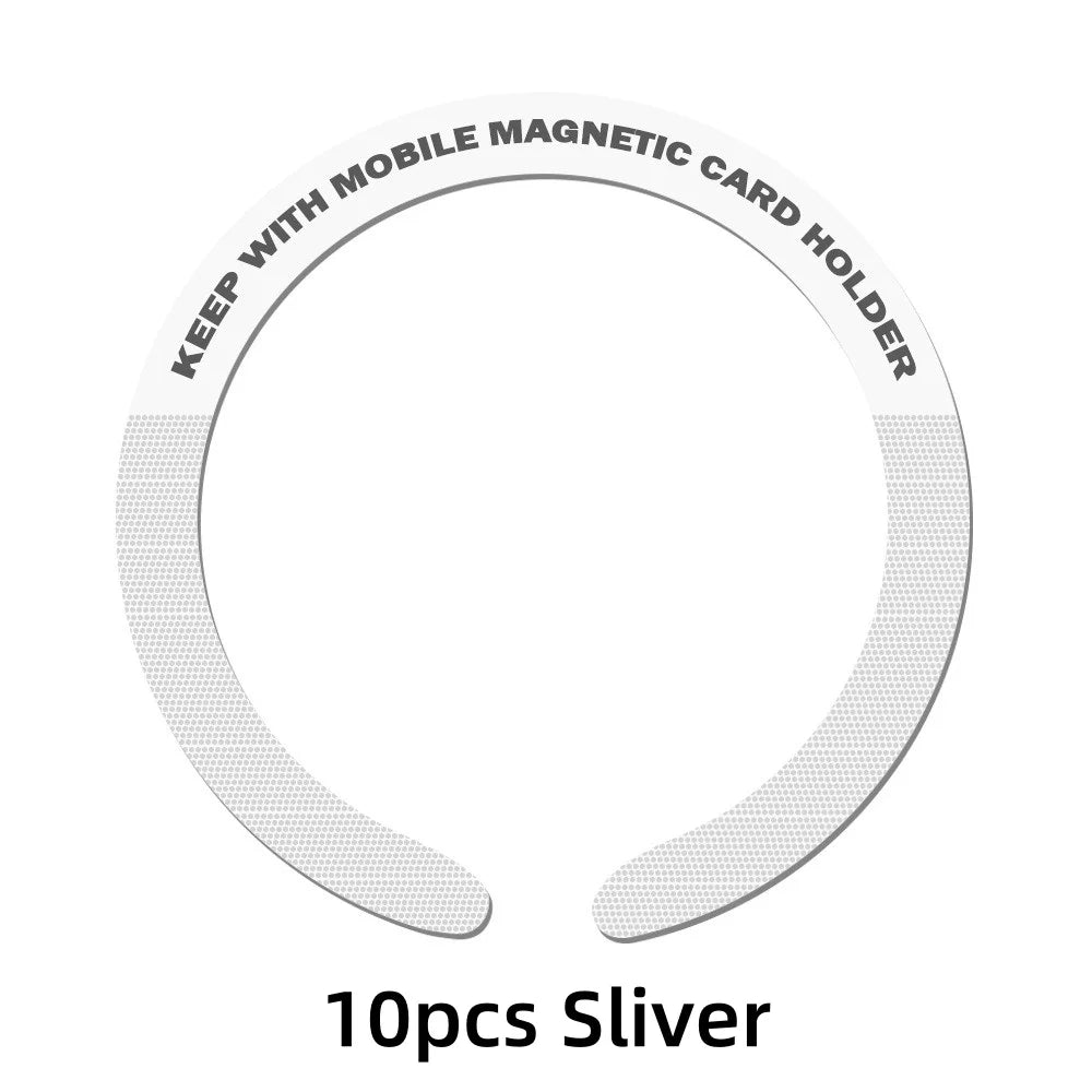 Magnetic Metal Plate Sticker for Car Phone Holder & Charger