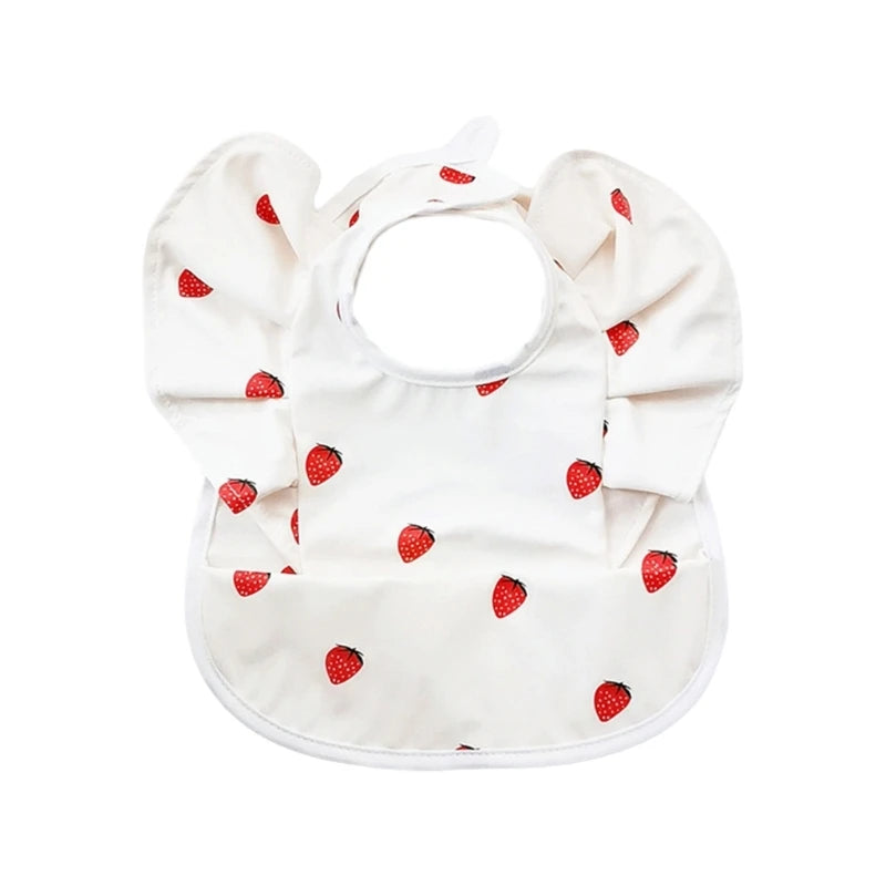 Angel Wing Flying Sleeve Baby Bib | Waterproof Catcher Bib
