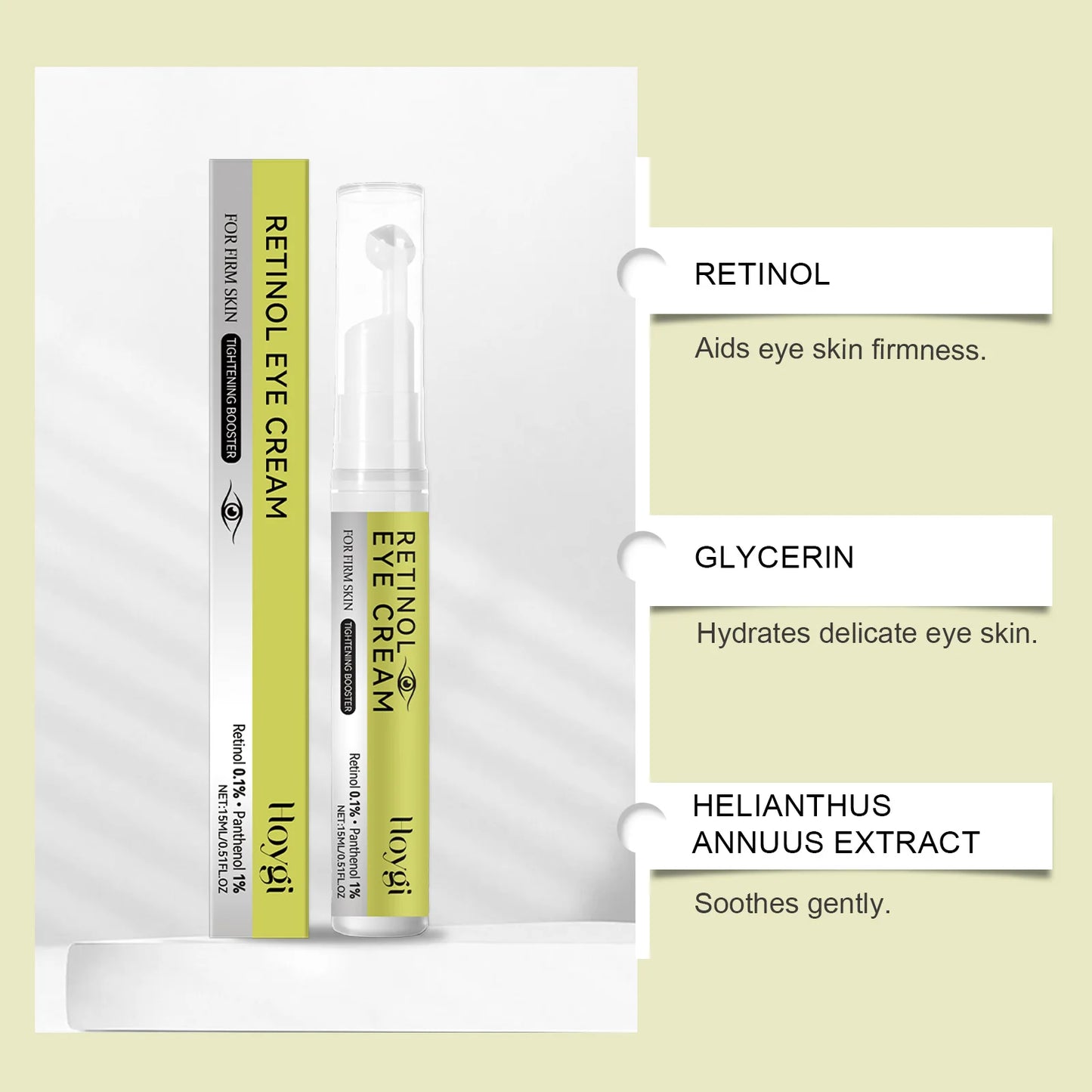 Retinol Eye Care Set – Firming Cream & Serum for Dark Circles