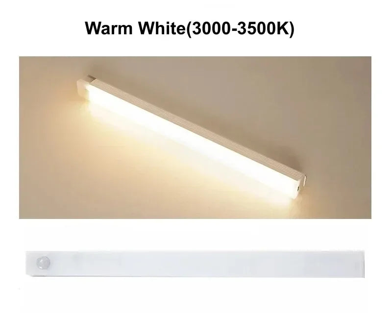 PIR Motion Sensor LED Bar Light – Rechargeable & Dimmable