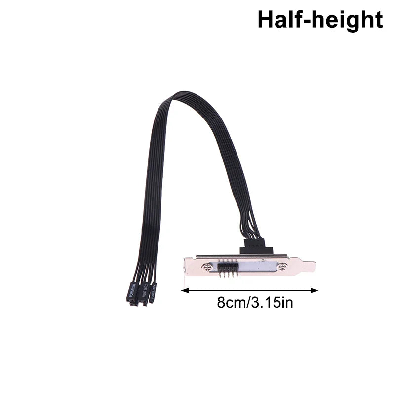 PCI Baffle External Power & Reset Button Extension Cable