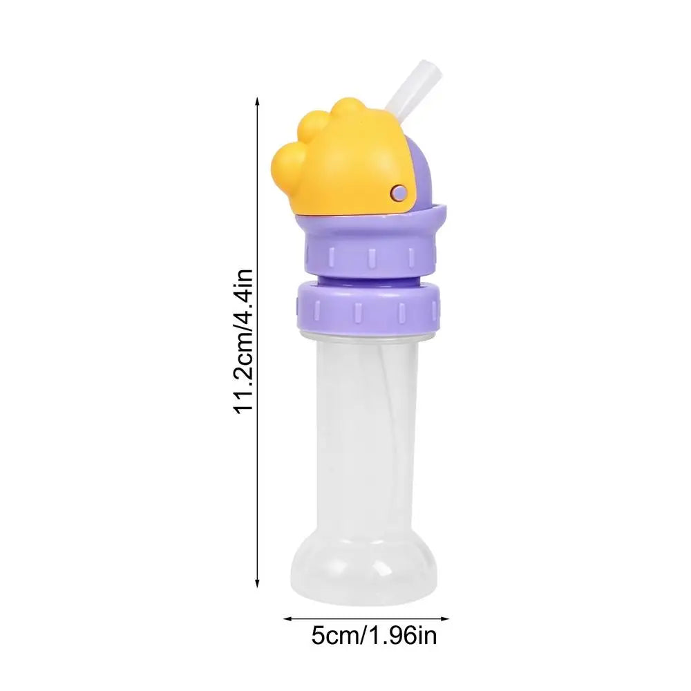 Reusable Spill-Proof Water Bottle Spout Detachable Lid with Straw For Kids Hydration Sports Office Cart Delivery Drink Peaceful Pleasures Health and Wellness Purple
