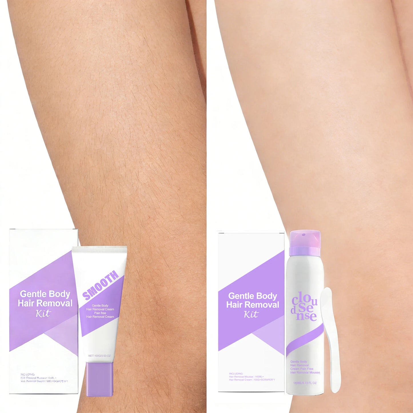 Painless Hair Removal Set for Underarm Private Body Leg Gentle Non-irritating Smooth Hair Growth Inhibitor Body Care for Women Peaceful Pleasures Health and Wellness