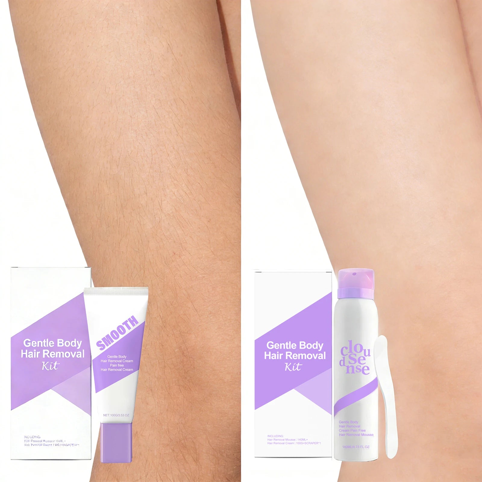 Painless Hair Removal Set for Underarm Private Body Leg Gentle Non-irritating Smooth Hair Growth Inhibitor Body Care for Women Peaceful Pleasures Health and Wellness