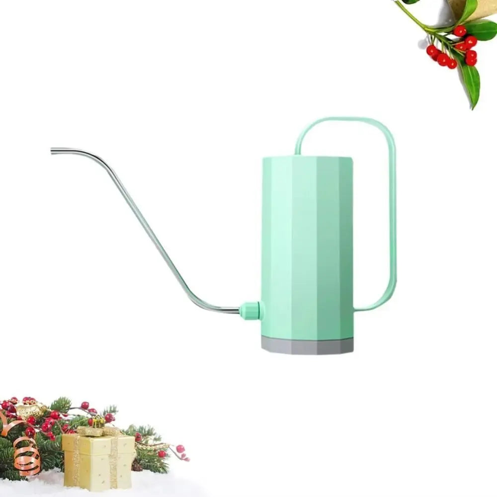 1.2L Watering Can – Long Spout, Stainless Steel & Removable Nozzle