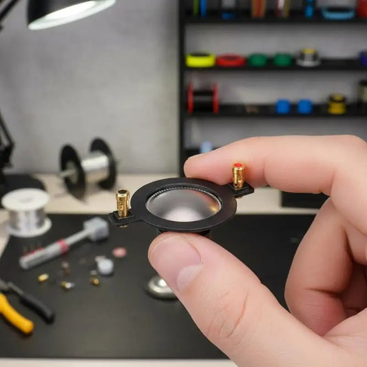 44mm Titanium Tweeter Diaphragm – DIY Speaker Repair Part Tweeter Replacement Part Peaceful Pleasures Health and Wellness