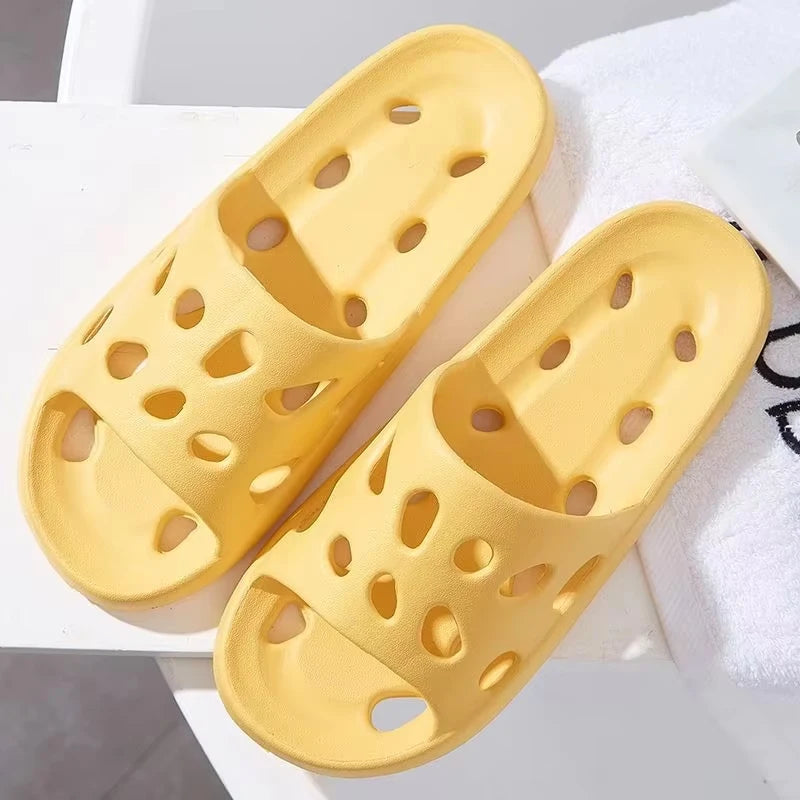 Women's Non-Slip Shower Slides | EVA Quick-Dry Bath Slippers