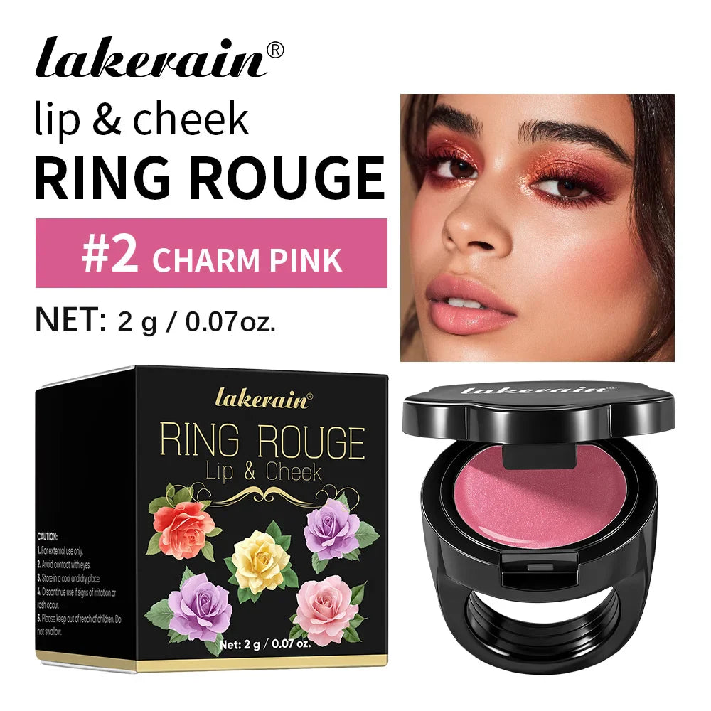 Ring Lipstick Lip & Cheek Color – Jewelry Design, 4 Shades