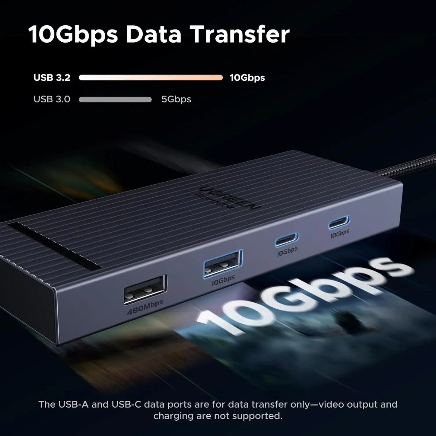 8-in-1 USB-C Hub with 4K HDMI, 100W PD Charging, Fast Data Ports for Laptops and Tablets Peaceful Pleasures Health and Wellness