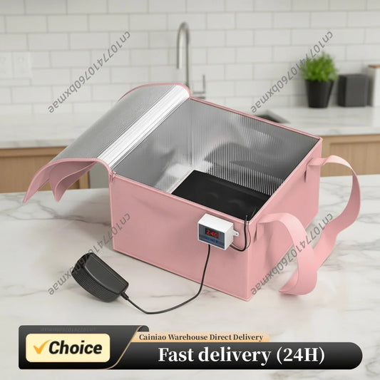 Folding Bread Proofing Box with Temp Control Bread Proofer Sourdough Warming Mat for Sourdough Pizza Yogurt & Seed Starting Peaceful Pleasures Health and Wellness