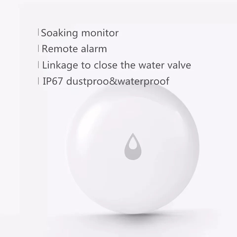 Aqara Water Leak Sensor ZigBee Water Immersing Detector Alarm Security Soaking Sensor Smart Home for Xiaomi Mi Home Homekit APP Peaceful Pleasures Health and Wellness