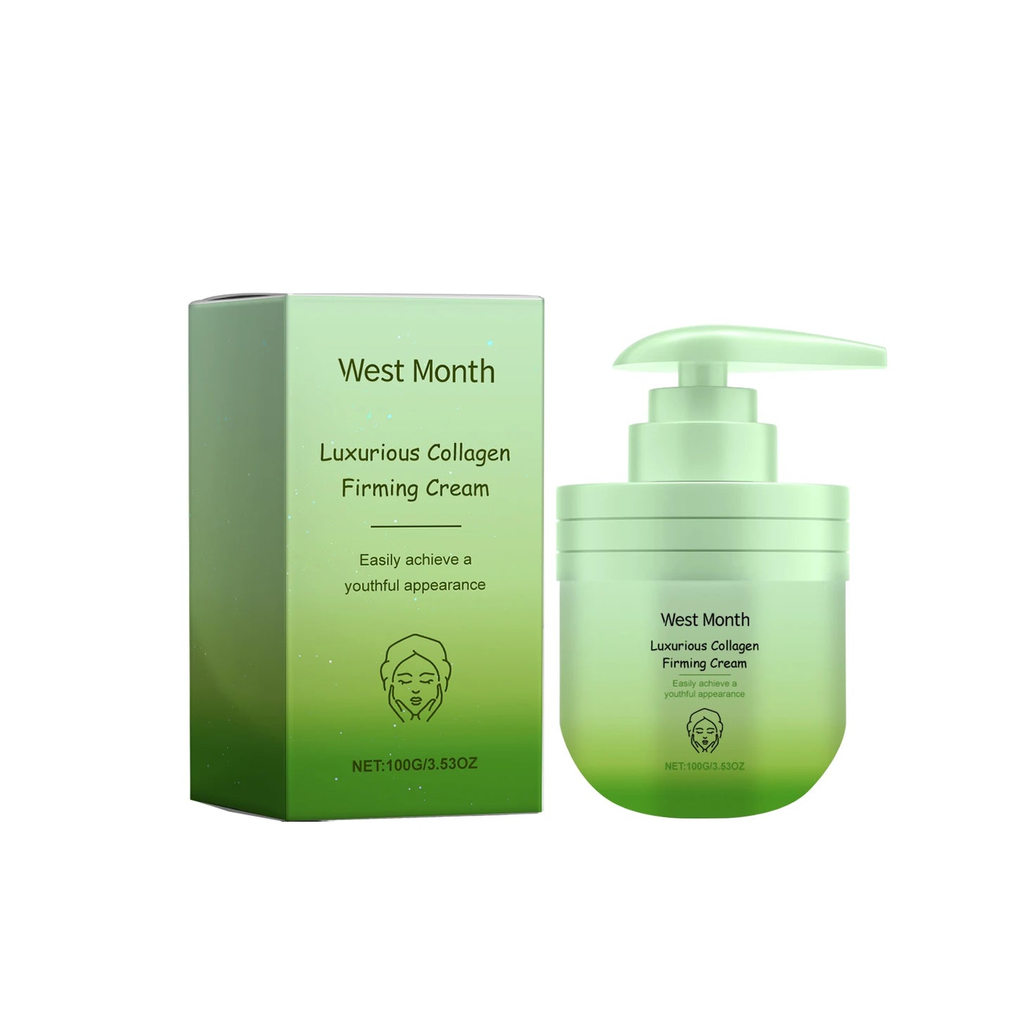 WEST MONTH Collagen Body Cream – Firm Skin & Reduce Fine Lines