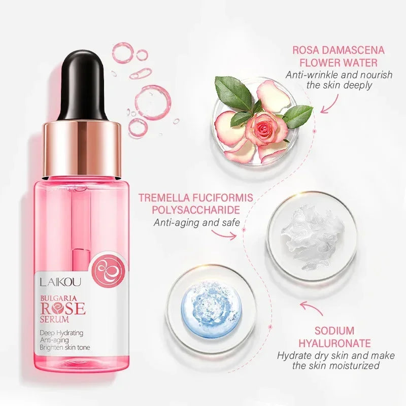 LAIKOU Rose Serum – Anti-Aging, Brightening & Deep Hydration