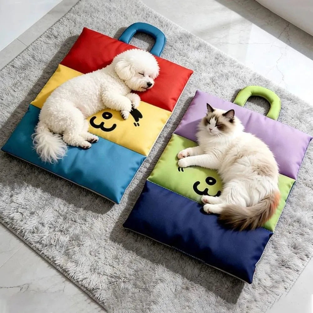 Double-Sided Pet Cooling Mat | Waterproof Foldable Dog & Cat Bed