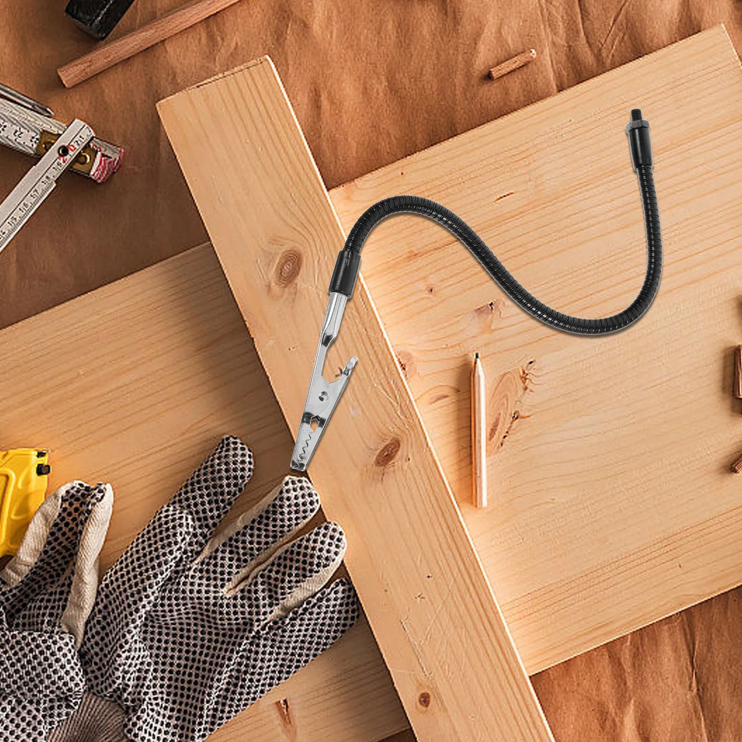 Soldering Clamp Magnetic Helping Hand Clamp Welding Adjustable Clamp Solder Fixture Welding Auxiliary Alligator Clips Clamp Peaceful Pleasures Health and Wellness