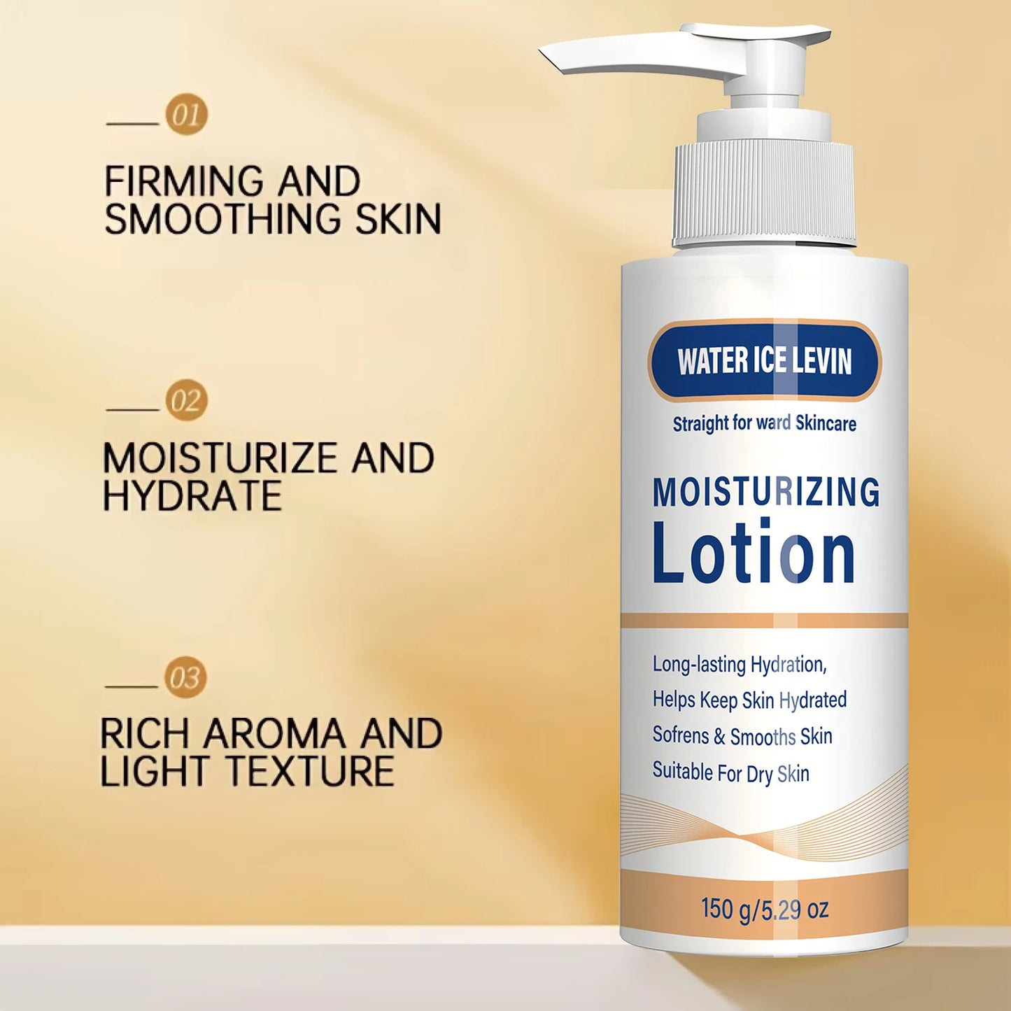 Water Ice Levin Dry Skin Moisturizing Body Lotion 150g