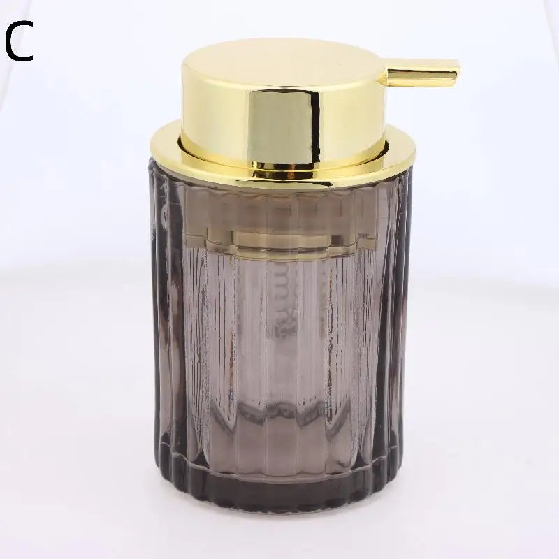 250ml Glass Foaming Soap Dispenser | Countertop Bathroom Decor