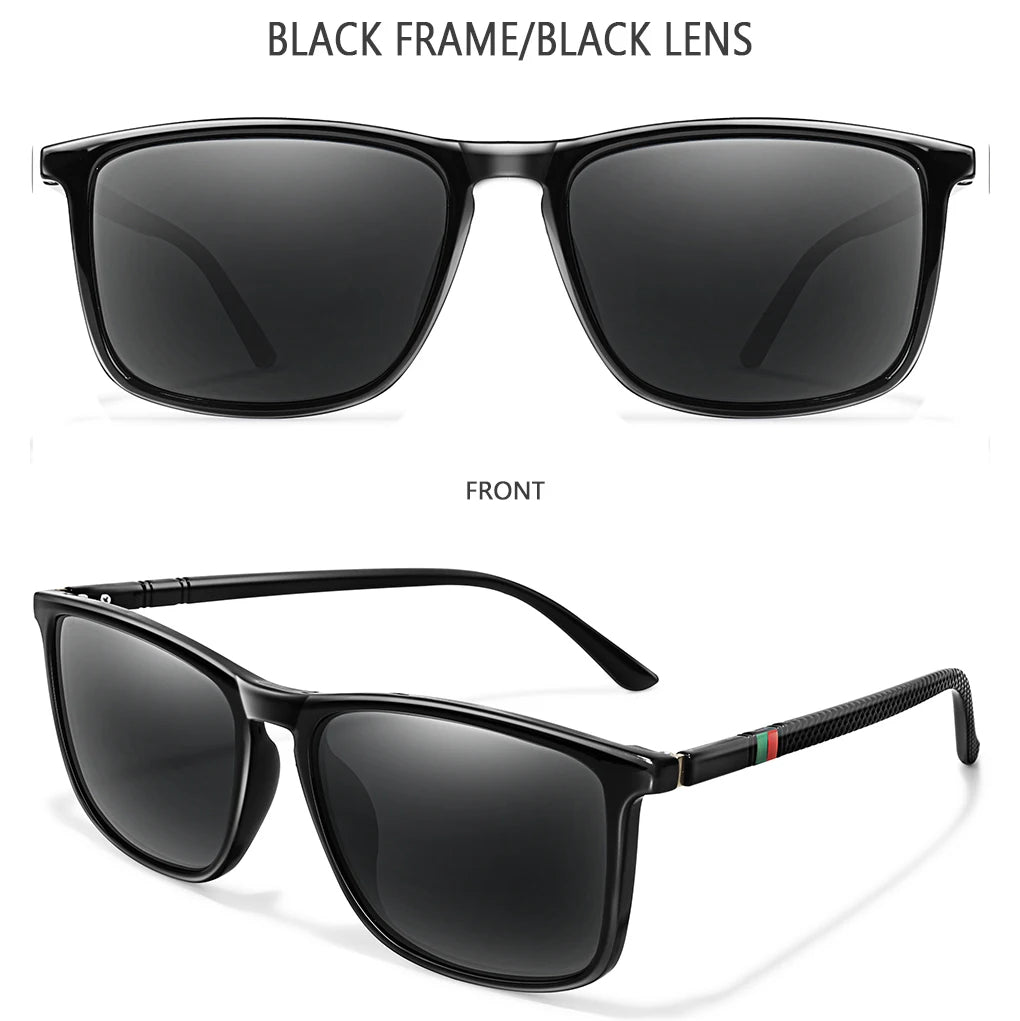 Luxury Square Vintage Polarized Cycling Sunglasses Men Women Fashion Travel Driving Fishing Sun Glasses Male Eyewear UV400 Peaceful Pleasures Health and Wellness E6