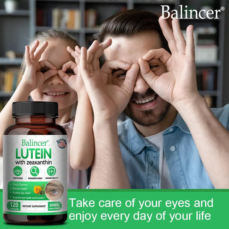 Lutein 40mg + Zeaxanthin Capsules - Eye Health & Blue Light Protection, Antioxidant, Supports Macula & Retina Health Peaceful Pleasures Health and Wellness