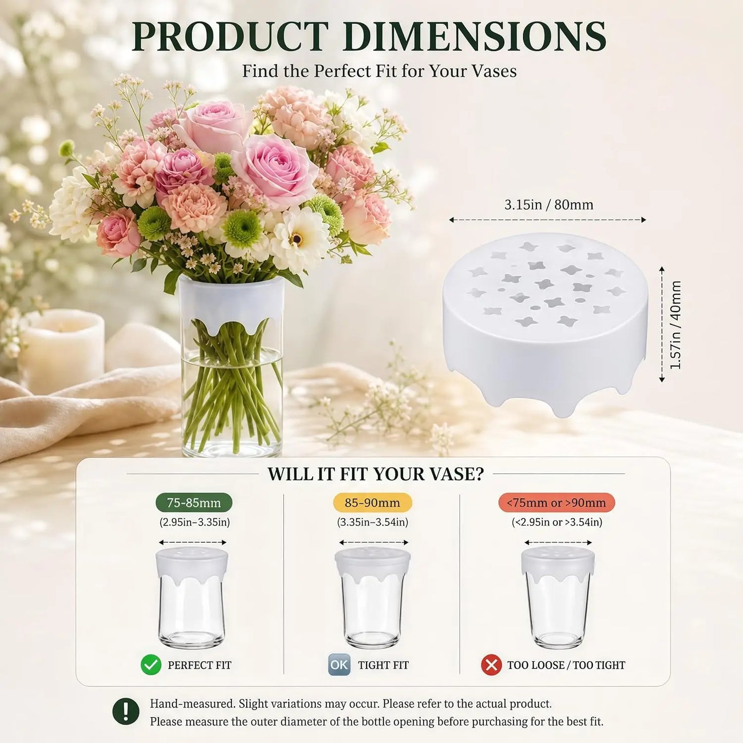 Silicone Flower Grid Arranger – Flexible Floral Stem Holder