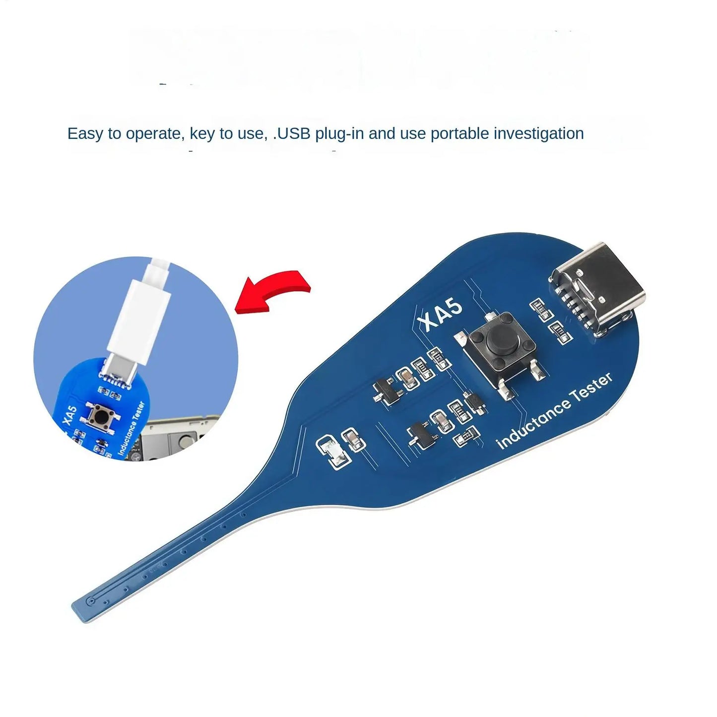 Motherboard Coil Tester Accurate Inductor Detector Fault Detection Tool for Car Home Automotive Electronics Computer Bench Peaceful Pleasures Health and Wellness