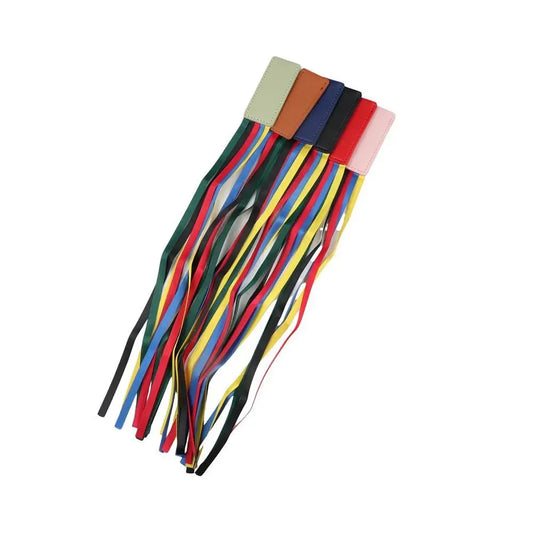 Reading Bookmark Bookmark With Ribbons Pagination Mark PU Leather Book Reading Sorter Multi-color Handcrated Book Paginator Peaceful Pleasures Health and Wellness