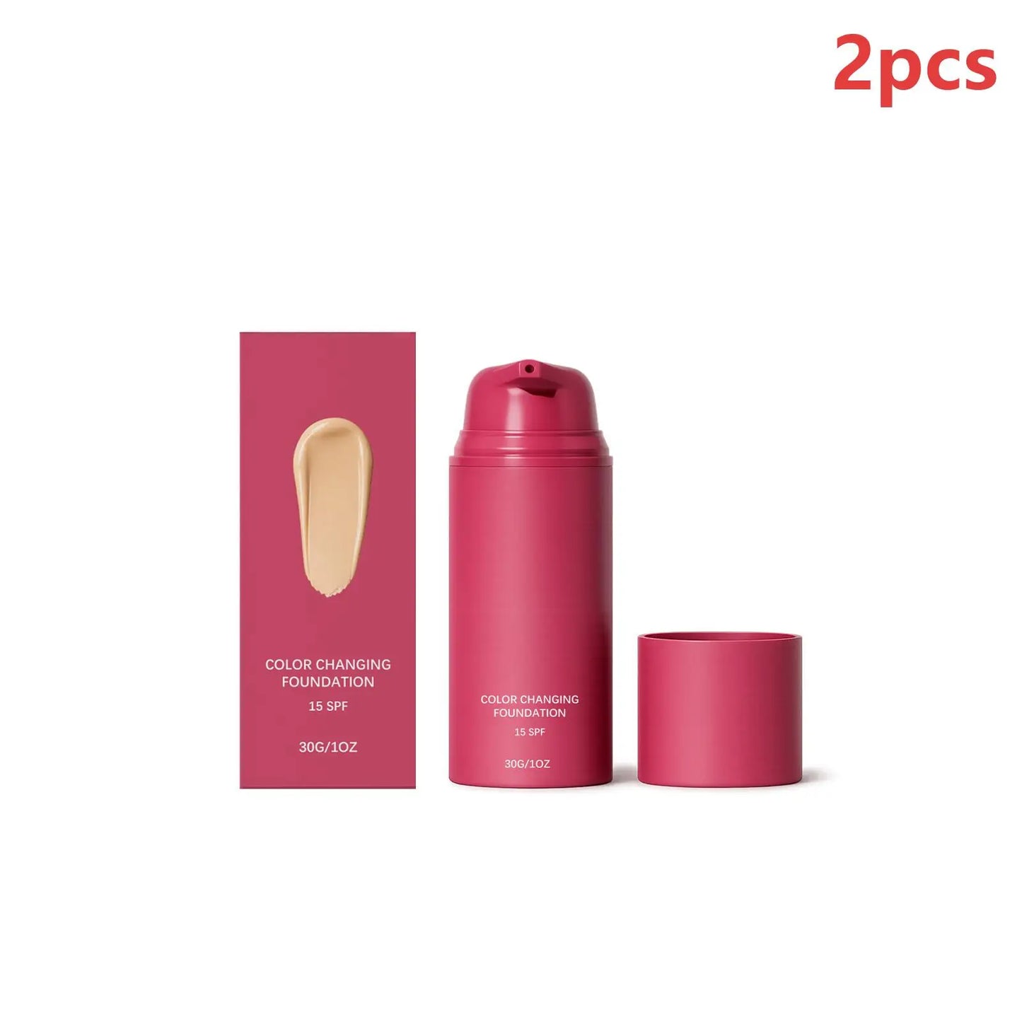 Color Changing Foundation SPF 15 | Matte High Coverage 30g
