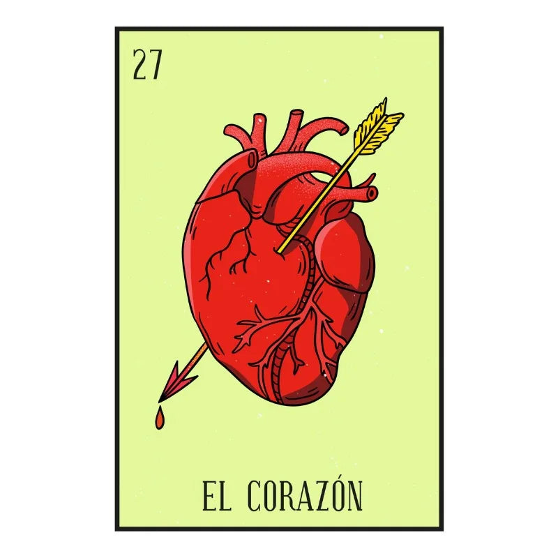 Mexico Skull Musician Tarot Canvas Wall Art | Cactus Decor
