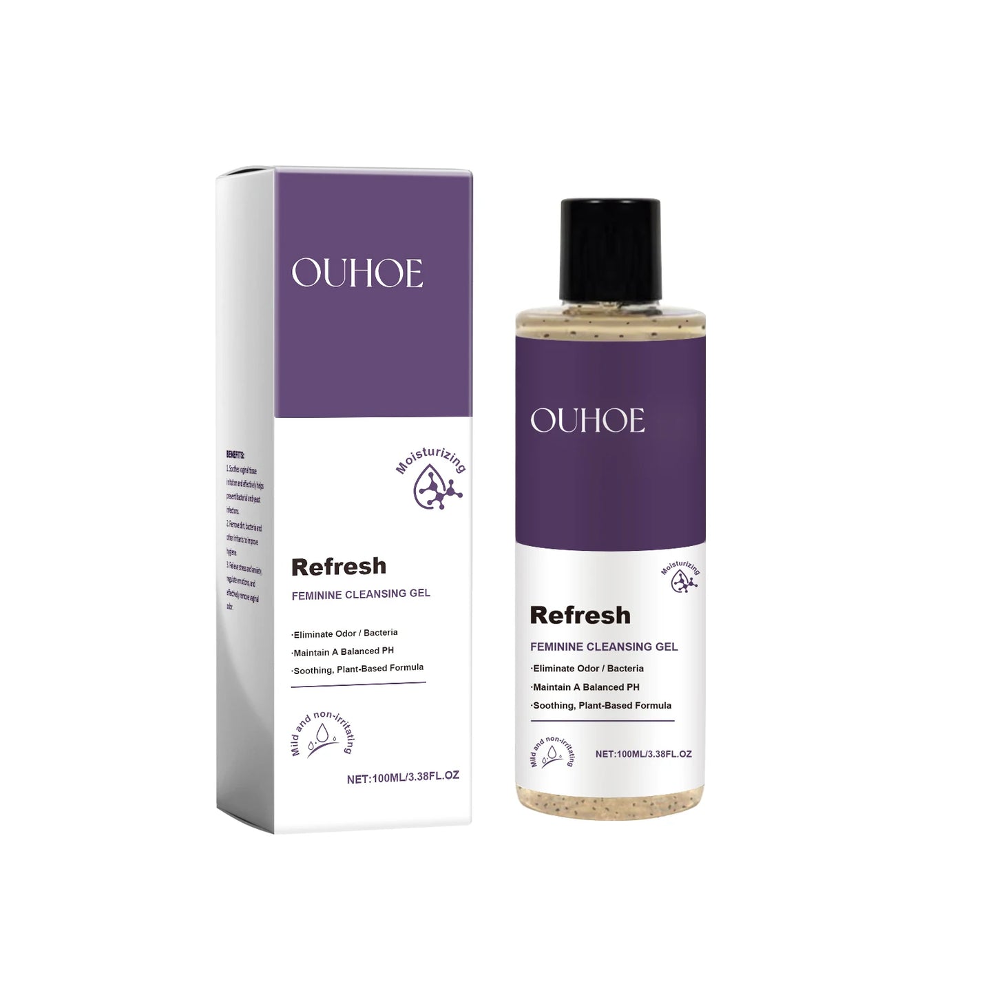 Ouhoe pH Balanced Feminine Wash Gel | Moisturizing 100ml