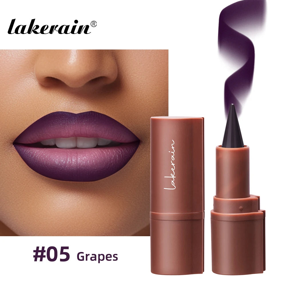 Matte Liner Lipstick Pen Gradient Lip Liner Red Brown Lipsticks Pencil Lasting Waterproof Lip Stick Sexy Women Lip Cosmetics Peaceful Pleasures Health and Wellness 05