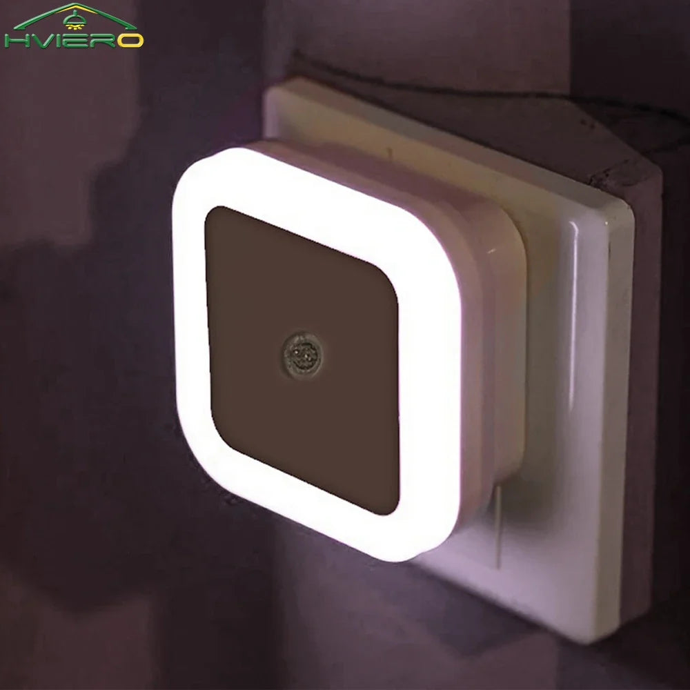Motion Sensor LED Night Light – Plug-In Smart Wall Lamp
