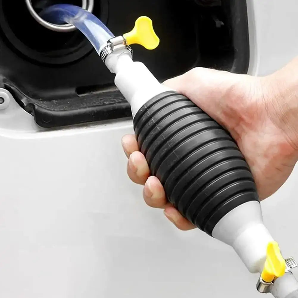 Handy Manual Gas Oil Pump for Fuel Transfer Peaceful Pleasures Health and Wellness
