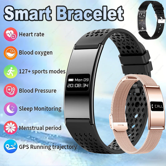 Sports Step Count Smart Bracelet 2026 New Men Women Health Monitoring Fitness Smart Watch Heart Rate Sleep Monitoring Smart Band Peaceful Pleasures Health and Wellness